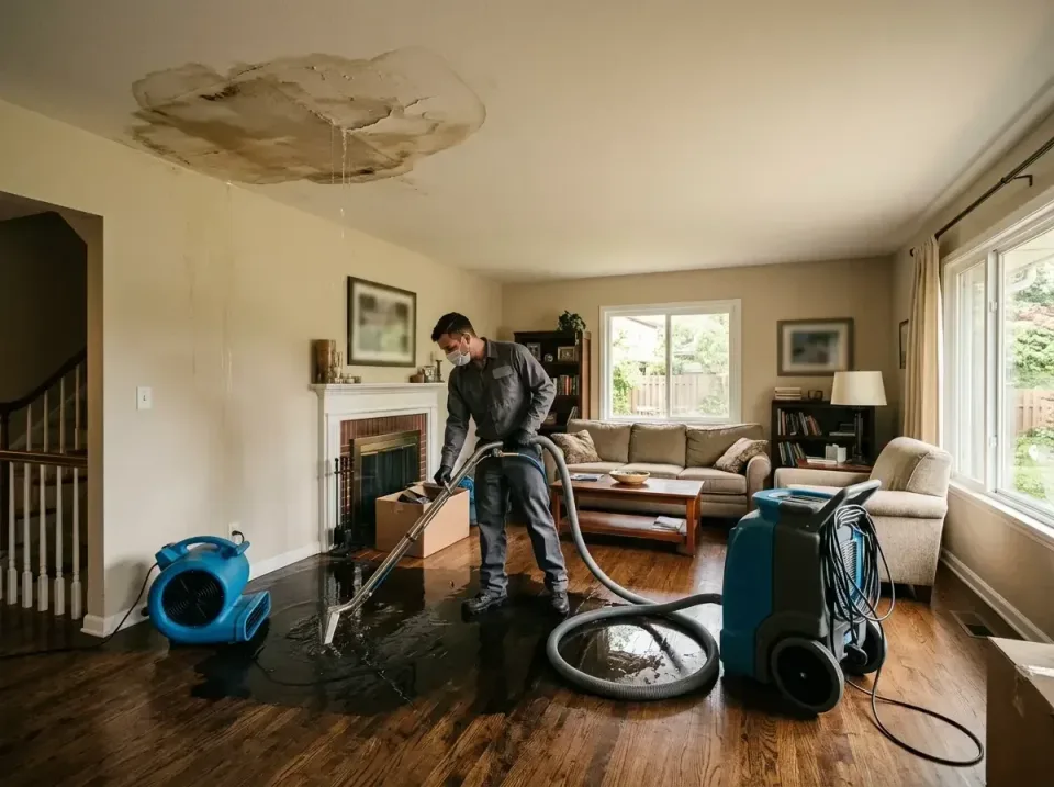 attic-pipe-burst-ceiling-drip-008 — frequently asked questions, Water Damage Restoration & Carpet Care in Silvis, IL